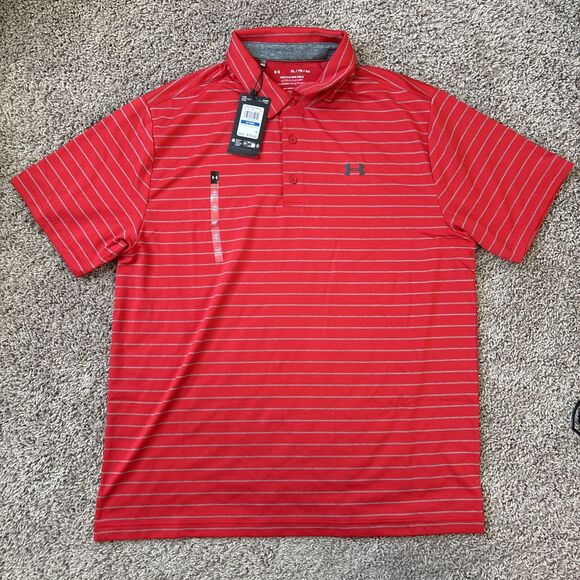 NWT UNDER ARMOUR MENS PLAYOFF GOLF POLO TOUR SHIRT Size XLarge XL 1351130-600 - Picture 1 of 5